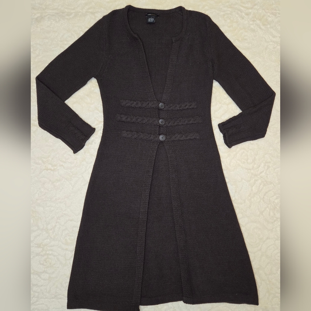 bcbgmaxazria long knit cardigan